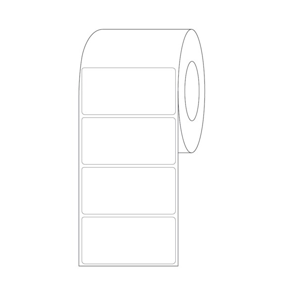 ISBT 128 Blank Direct Thermal 2" x 4"